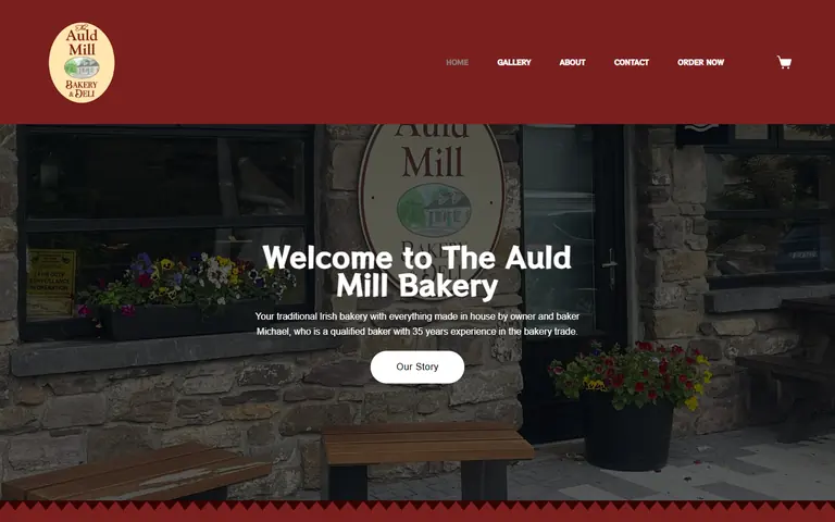 The Auld Mill Bakery homepage