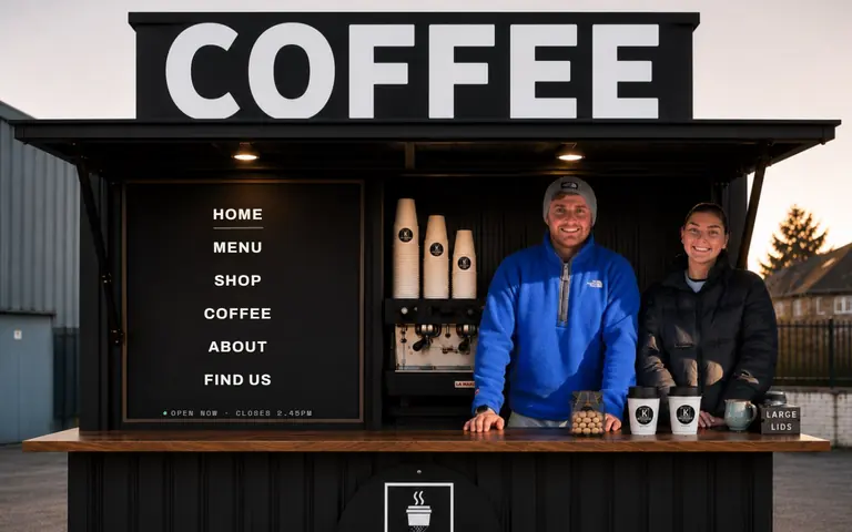 Knock Box Coffee homepage