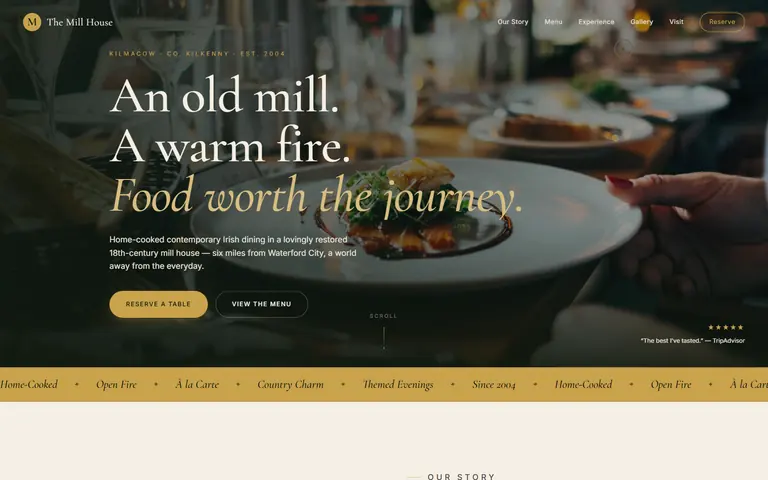 The Mill House homepage