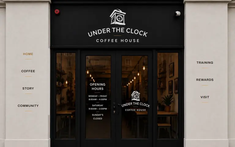 Under the Clock homepage